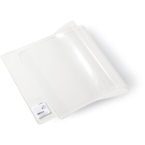 Захисник книг HERMA HERMÄX BASIC — прозорий, з наклейкою для імені, різних розмірів