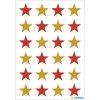 HERMA MAGIC Sterne glittery Weihnachtsdekoration selbstklebend