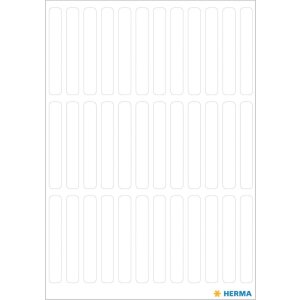 Vielzwecketiketten weiß 5x35 mm Papier matt 252 St.