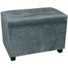 Табурет-сундук 60x36x43 см бирюзовый - 64061LT
