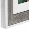 Пластикова рамка Hama Sierra сіра 13x18 см з паспарту 9x13 см
