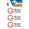 HERMA Hinweisetiketten Bitte keine Werbung einwerfen wetterfest 84x120 mm
