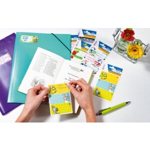 HERMA VARIO Etiketten 5876 Chamäleon Design 76x35mm 9 Stück selbstklebend bunt