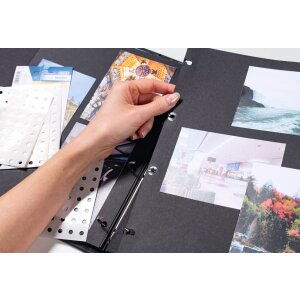 HERMA Verstärkungsringe selbstklebend auf Rolle Ø 12 mm transparent 500 St.