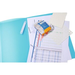 HERMA Verstärkungsringe selbstklebend auf Rolle Ø 12 mm transparent 500 St.