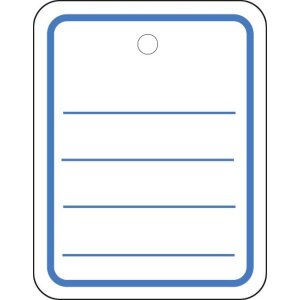 Preis-Etiketten Anhänger gelocht 35x45