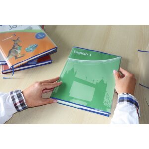 HERMA Buchumschlag transparent 265x540 mm Polypropylen...