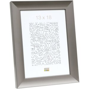 S021D7 Сіра алюмінієва рамка 13x18 см
