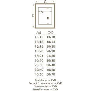 S223K7 Тауповая деревянная рамка для обрамления предметов 30x30 см