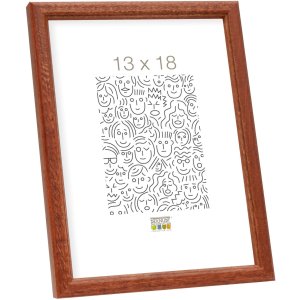 S236H3 Деревяна рамка темно-коричнева 18x24 см