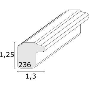 S236K2 Деревяна рамка чорного кольору 15x20 см