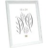 S46DF1 Фоторамка белая с серебряным кантом 20x20 см