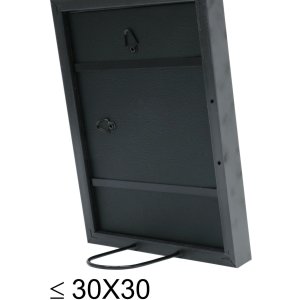 S46DF7 Рамка для фотографій сіра зі сріблястим кантом 15x20 см