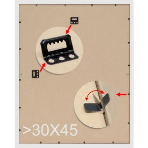 S46EA3 Деревяна рамка золотого кольору 18x24 см