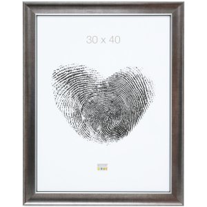 S46ED1 Деревяна рамка сріблястого кольору 20x30 см