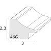 S46GD7 Рамка серого цвета в сочетании с серебристым цветом 10x15 см