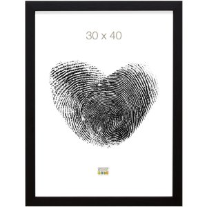 S46JH2 Деревяна рамка чорного кольору з кромкою під дерево 18x24 см