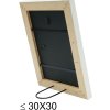 S46KF1 Деревяна рамка білого кольору з перламутровою окантовкою 15x20 см