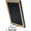 S46MF2 Чорна деревяна рамка з вивітрюванням 24x30 см