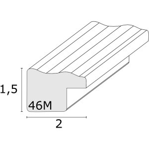 S46MF3 Коричневая деревянная рама с обветренной отделкой 18x24 см