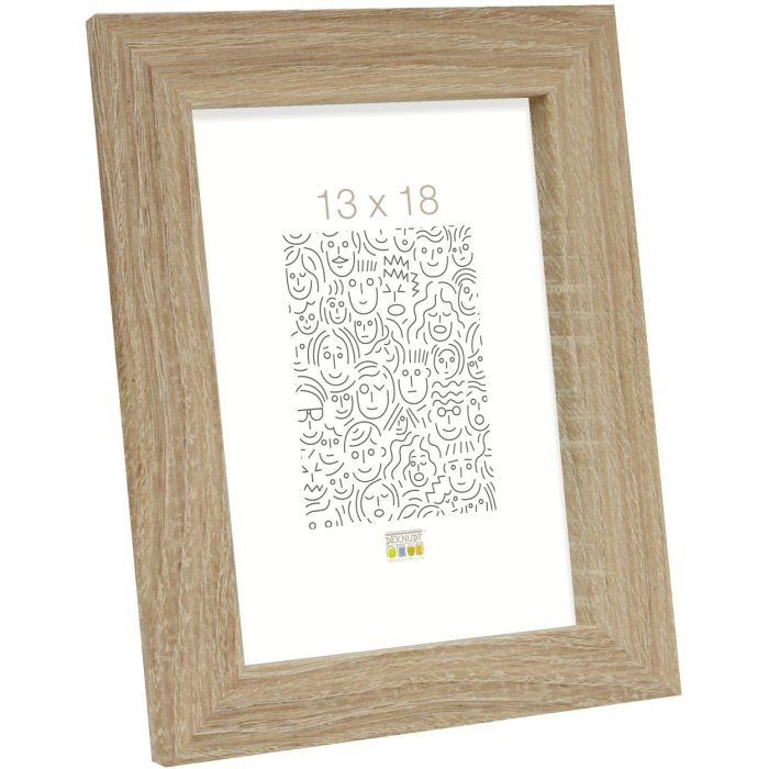 S49BH1 Рамка для картини в кольорі натурального дерева 40x50 см