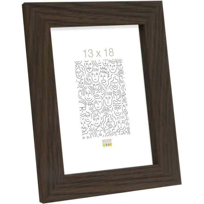 S49BH2 Рамка для фотографий в цвете темного дерева 15x20 см