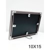 S021D7 Алюминиевая рамка для галереи серая 2 - 4 фотографии 10x15 см и 13x18 см