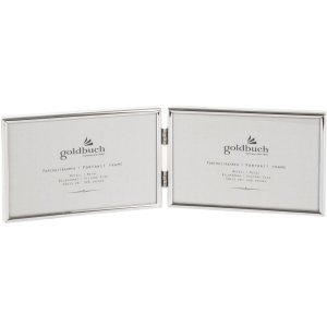 Подвійна рамка Goldbuch Fine 2 фото 10x15 см сріблястий альбомний формат