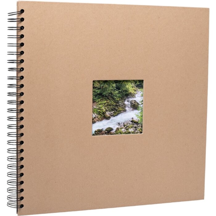 HNFD Спіральний альбом Khari kraft 33x33 см 50 чорних сторінок
