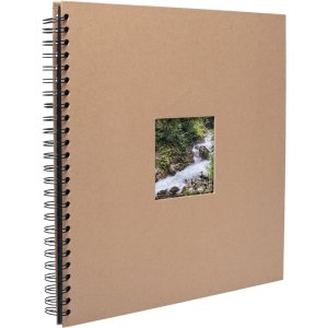 HNFD Спіральний альбом Khari kraft 33x33 см 50 чорних сторінок