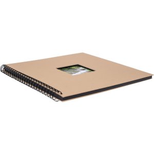 HNFD Спіральний альбом Khari kraft 33x33 см 50 чорних сторінок