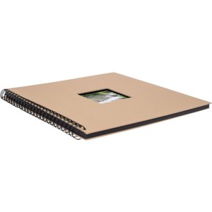 HNFD Спіральний альбом Khari kraft 33x33 см 50 чорних сторінок