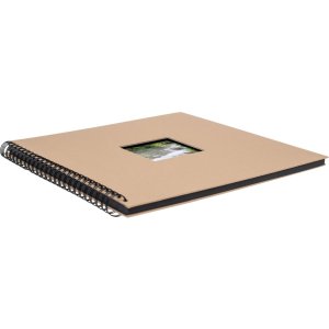 HNFD Спіральний альбом Khari kraft 33x33 см 50 чорних сторінок