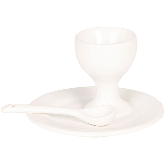 Чашка для яєць з ложкою Ø 12x7 см - 6CE1040 - 6CE1040