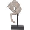 Clayre & Eef Decoration Скульптура лошади серая полирезин 28x12x43 см 6PR2652