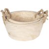 Деревянная корзина (2 части) Ø 36x16 см - Ø 29x13 см