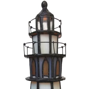 Настольная лампа Маяк Тиффани 11x11x25 см 1x E14 макс 25 Вт