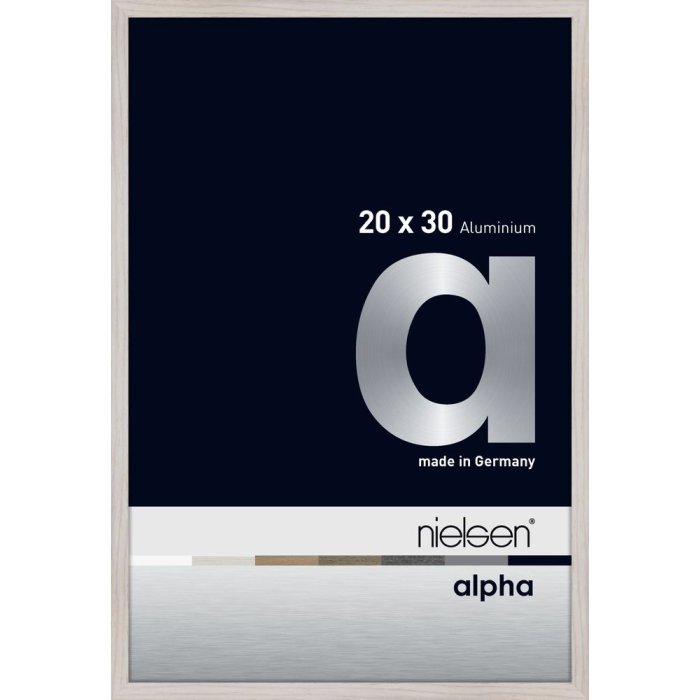Алюминиевая фоторамка Nielsen Альфа 20x30 см дуб беленый