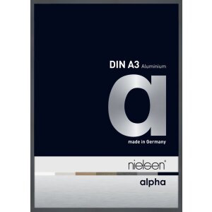Алюмінієва фоторамка Nielsen Alpha 29,7x42 см темно-сіра...