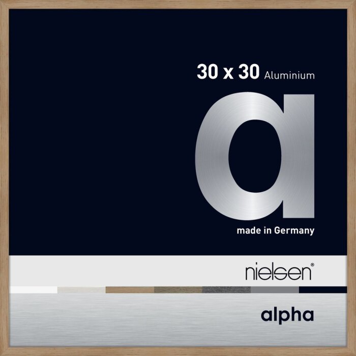 Алюмінієва фоторамка Nielsen Alpha 30x30 см дуб