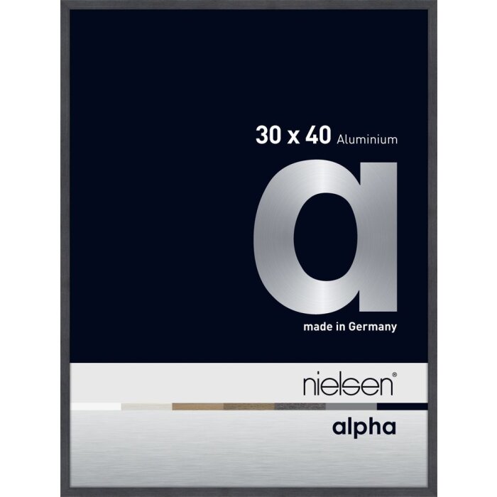 Алюмінієва фоторамка Nielsen Alpha 30x40 см сіра