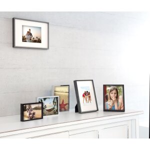 Алюминиевая фоторамка Nielsen Альфа 40x50 см платина