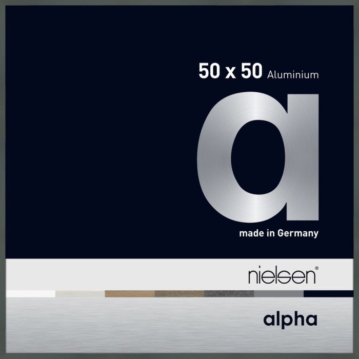 Алюмінієва фоторамка Nielsen Alpha 50x50 см платина
