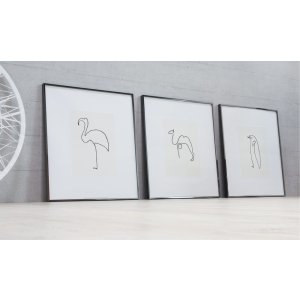 Алюмінієва фоторамка Nielsen Alpha 50x60 см сріблясто-матова