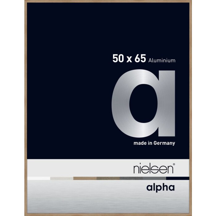 Алюмінієва фоторамка Nielsen Alpha 50x65 см дуб