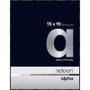 Алюмінієва фоторамка Nielsen Alpha 70x90 см анодована чорна глянцева