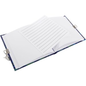 Дневник тропический синий 16,5x16,5 см