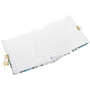 Ежедневник Goldbuch Тропический белый 16,5x16,5 см 96 белых страниц