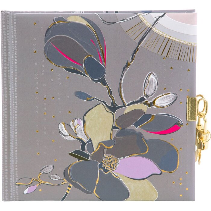 Ежедневник Goldbuch Magnolia taupe 16,5x16,5 см 96 белых страниц