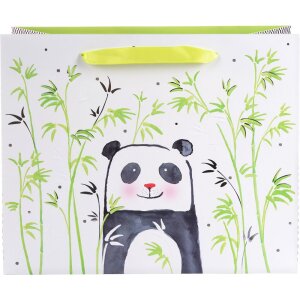 Подарочный пакет "Панда" 27x13x33 см